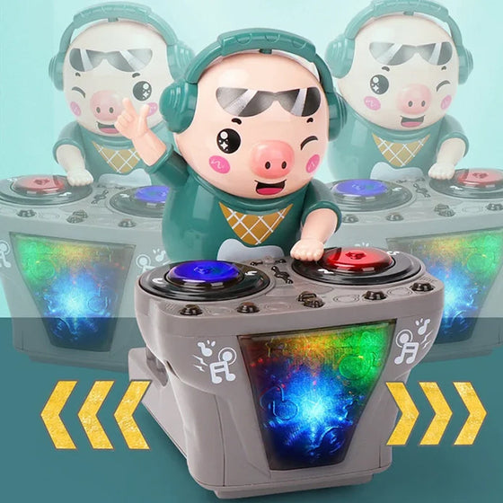 Maiale DJ a dondolo giocattolo