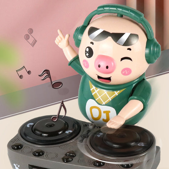 Maiale DJ a dondolo giocattolo