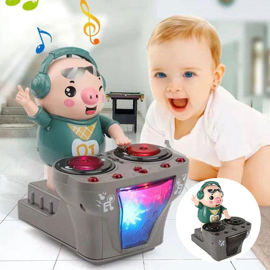 Maiale DJ a dondolo giocattolo